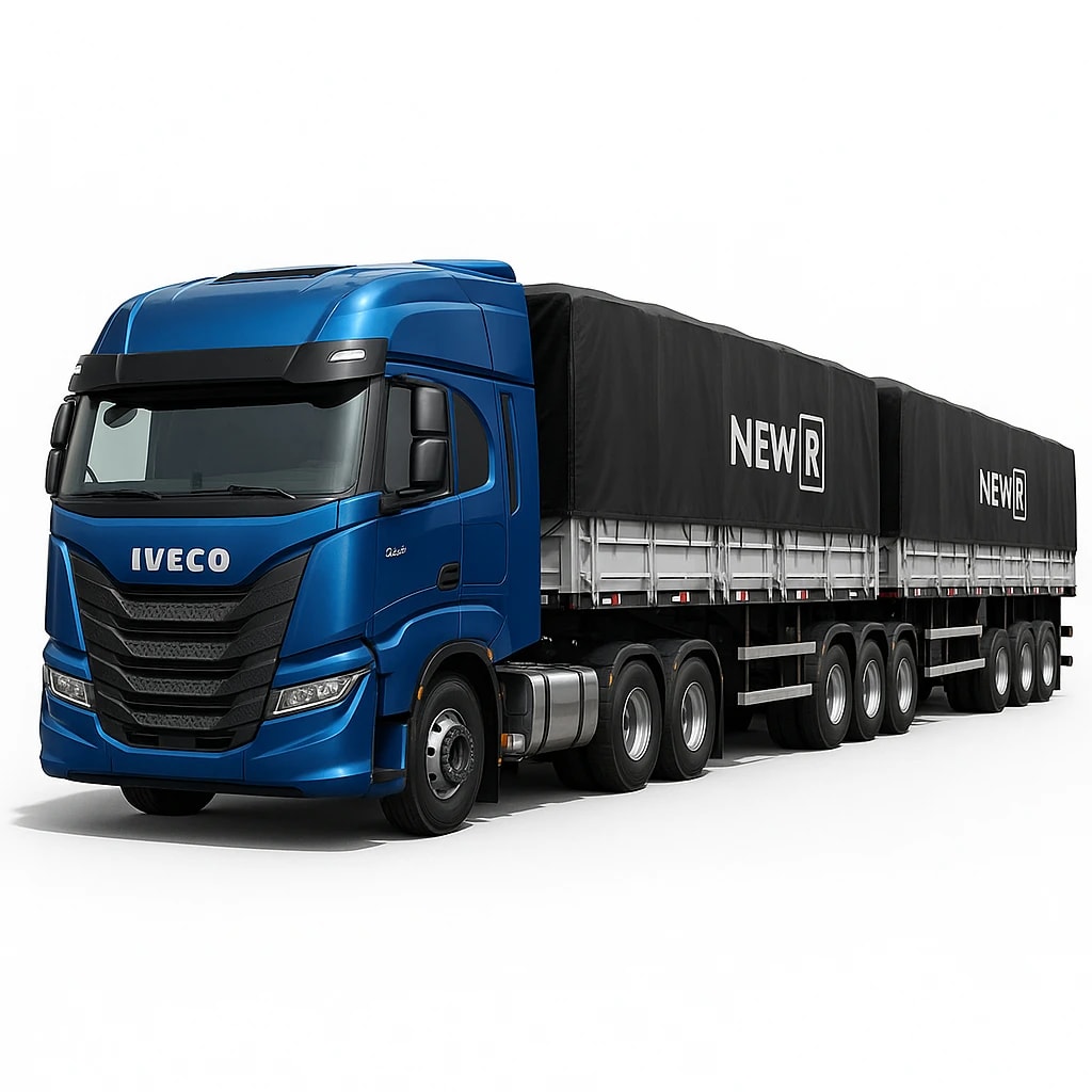 Cavalo 6x4 com Rodotrem Iveco