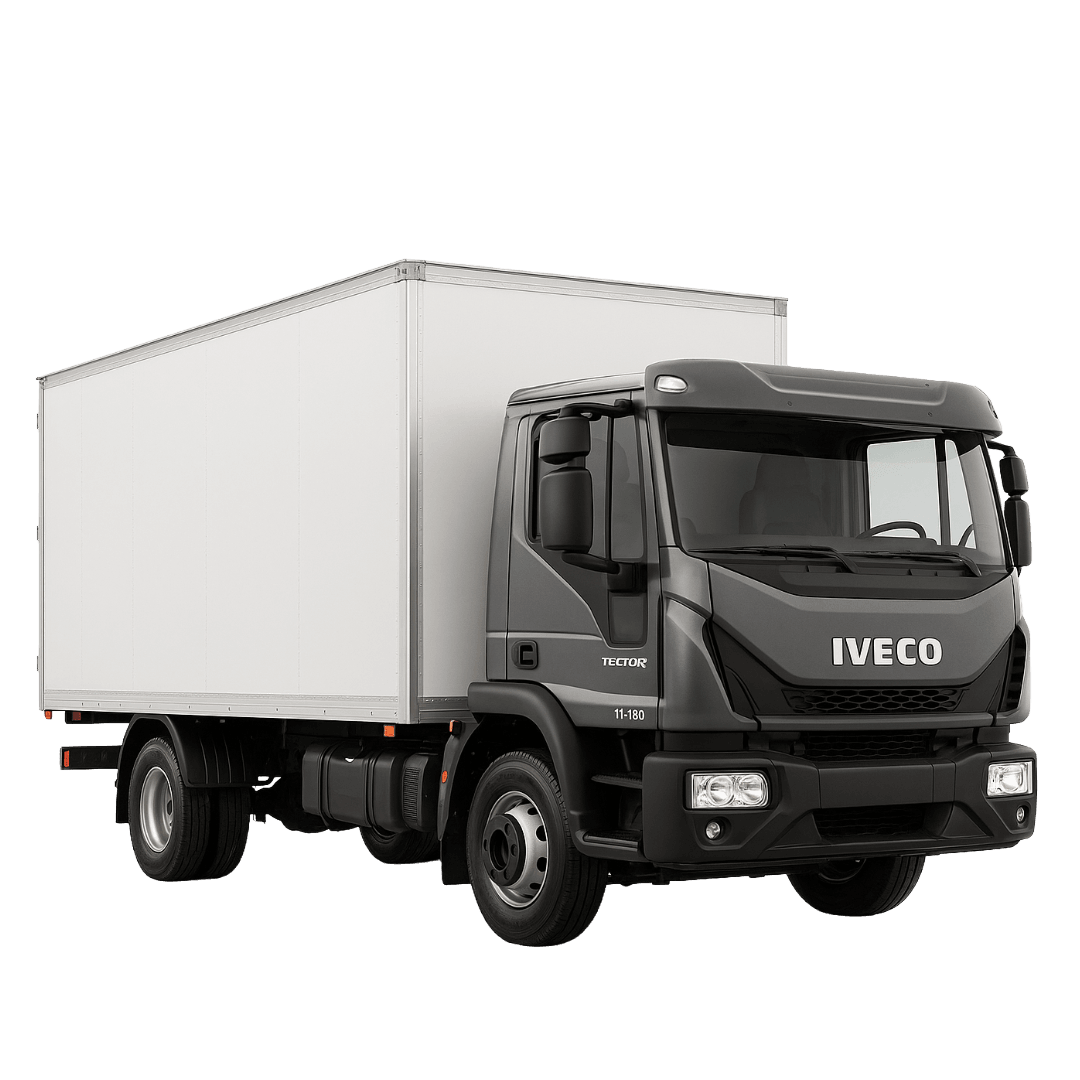 Caminhão 4X2 de 11 Ton com Baú de 34m³ Iveco
